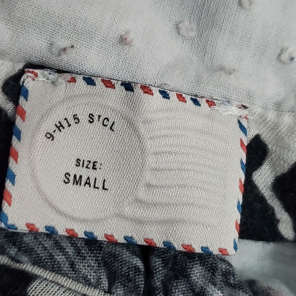 Anthropologie Postmark Galloping Horses Peter Pan Collar Top - Picture 5 of 8